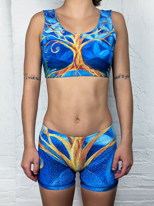 "Alchemical Growth" Yoga Bra