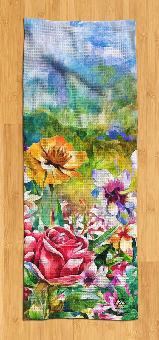 "Wildflower Meadow " Yoga Towel