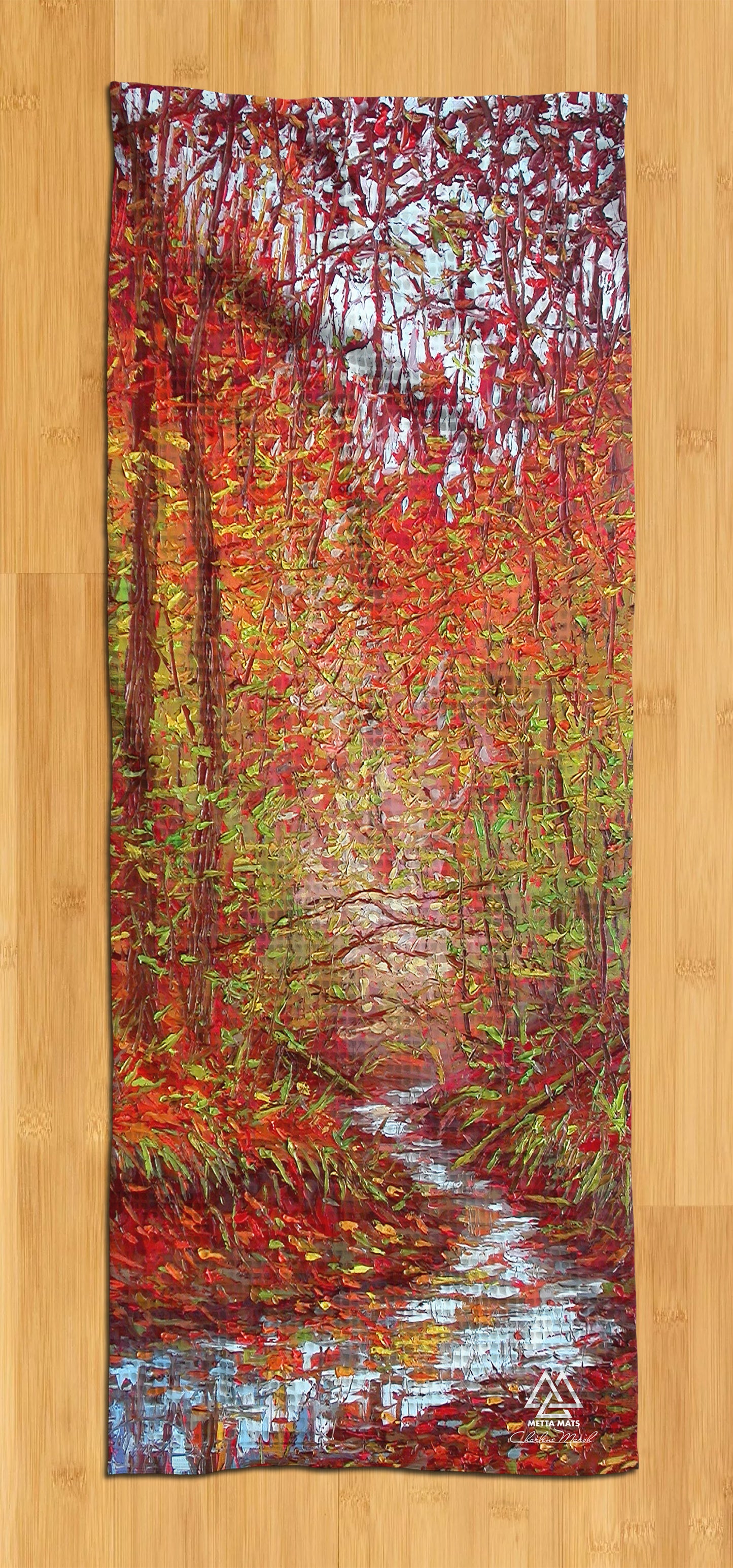 "Fall Foliage" Yoga Towel