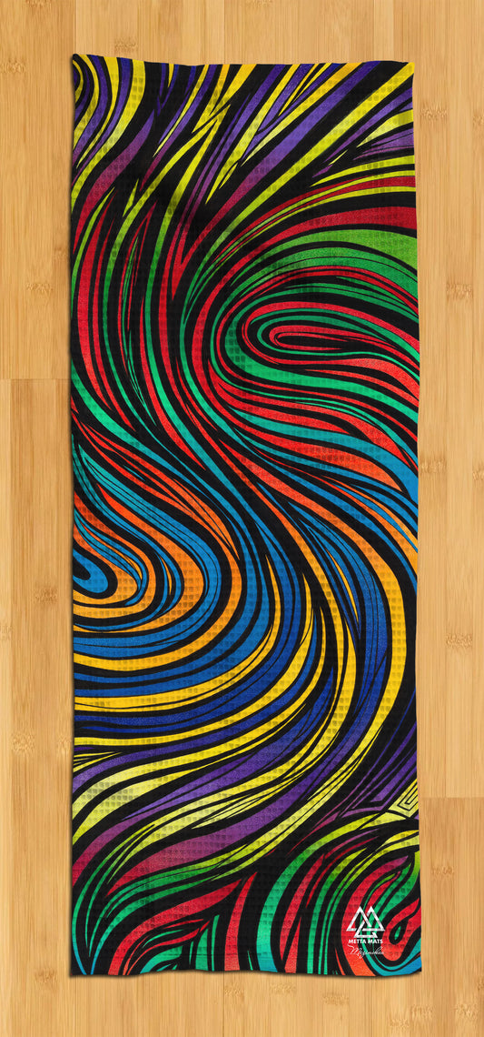 "Flow State" Yoga Towel