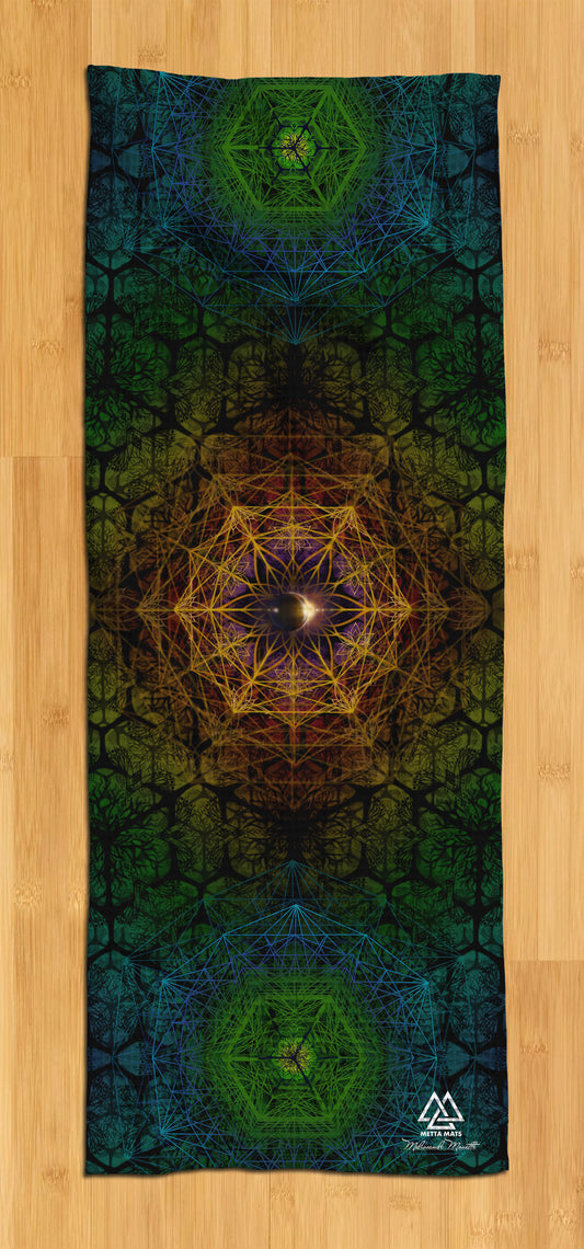 "Earth Mandala" Yoga Towel