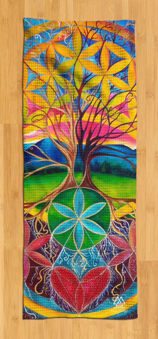 "Equinox" Yoga Towel