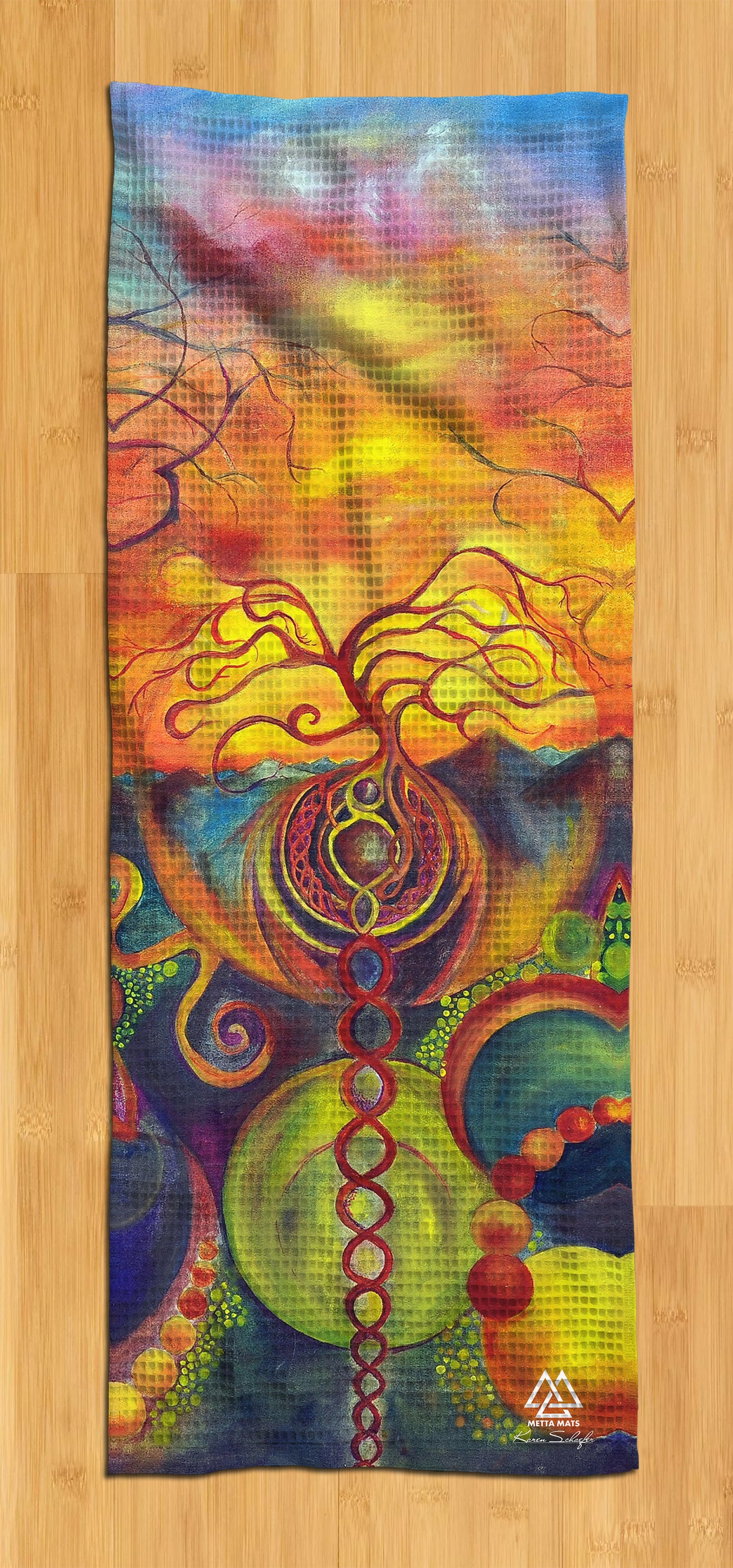 "Holding Roots" Yoga Towel