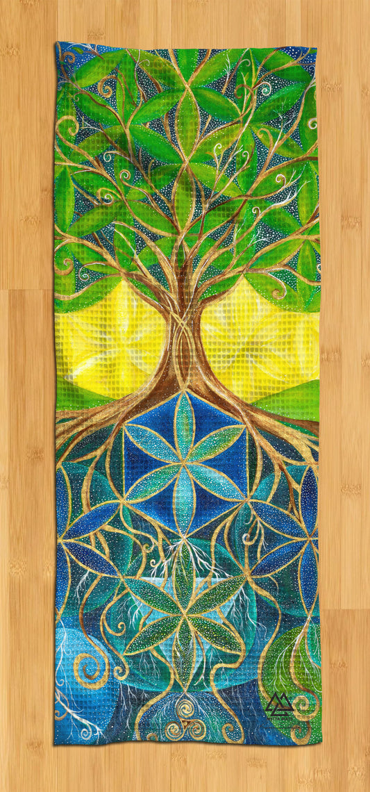 "Summer Tree" Yoga Towel