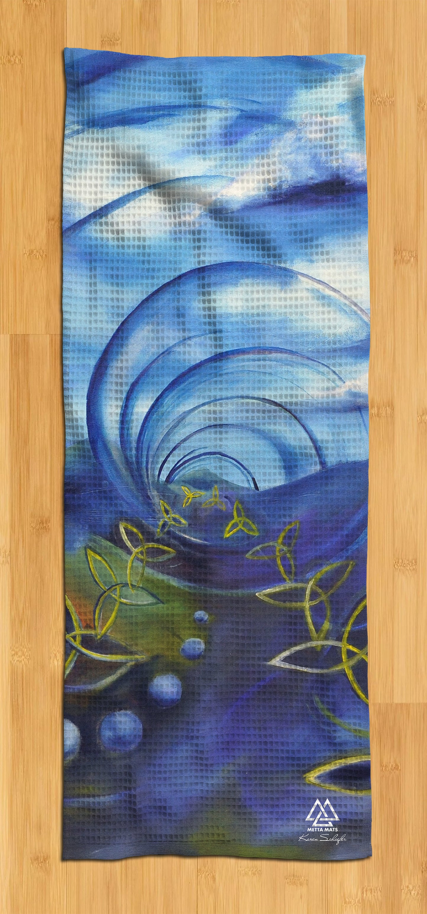 "Throat of Helix" Yoga Towel