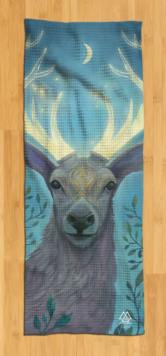 "Deer Spirit" Yoga Towel