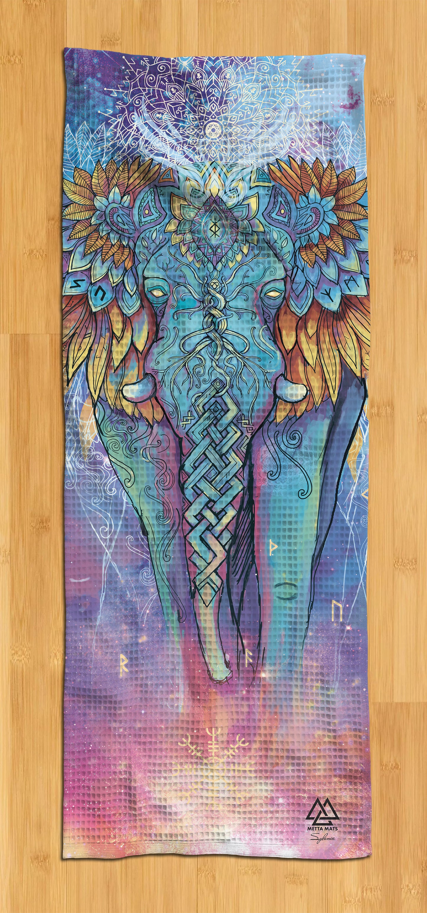 "Elephant Spirit" Yoga Towel