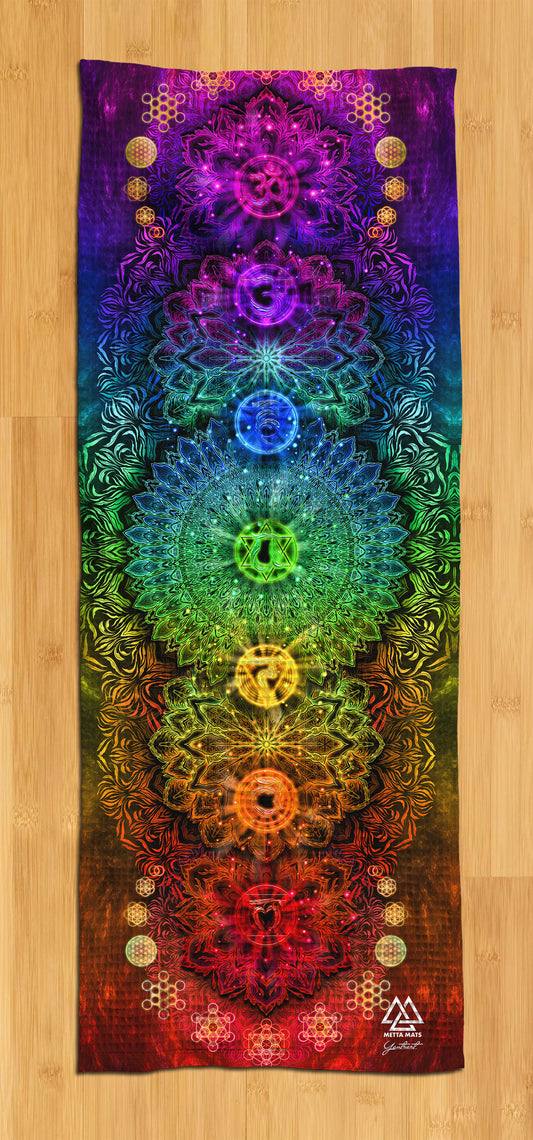 "The Seventh Chakra" Yoga Towel