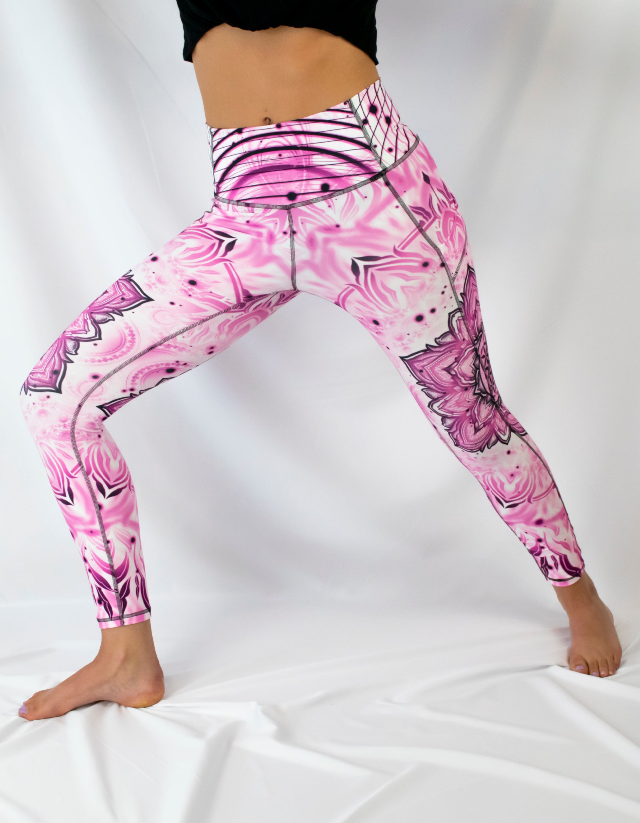 Flower yoga leggings on sale